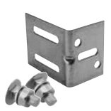 Montageset f. UA-Profile Nr. 12126 UA75/100 Paketinhalt: 4 Winkel,8 Schrauben 8 Muttern, 8 U-Scheiben)