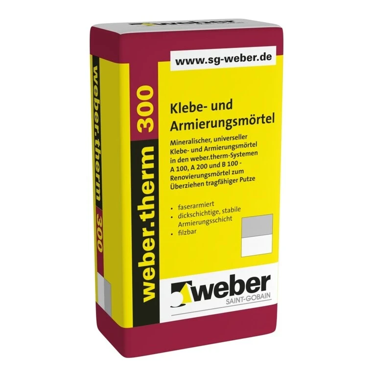 weber.therm 300 Klebe-/Armierungsmörtel naturweiß 30kg