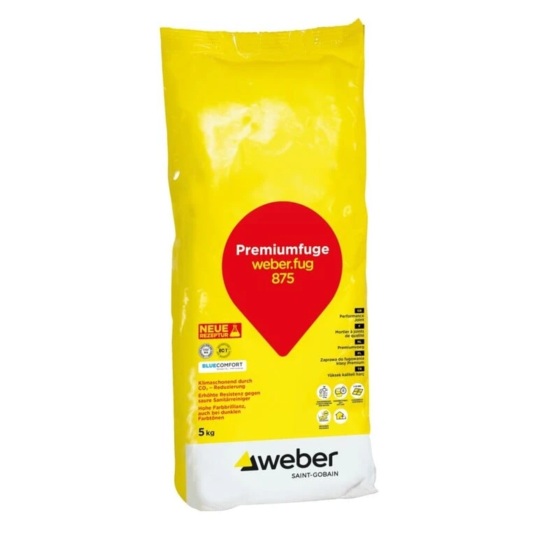 weber.fug 875 bluecomfort mittelgrau, 5kg/FolienBeutel