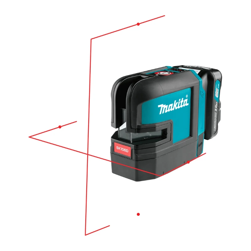 Makita Akku-Kreuz Linienlaser mit rotem Laser SK106DZ