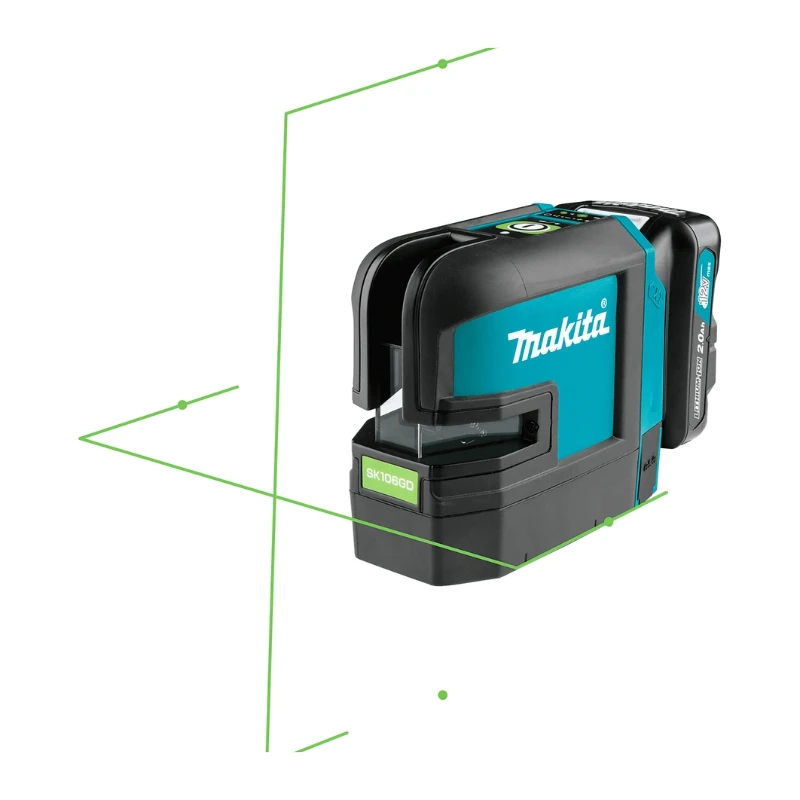 Makita Akku-Kreuz Linienlaser mit grünem Laser SK106GDZ