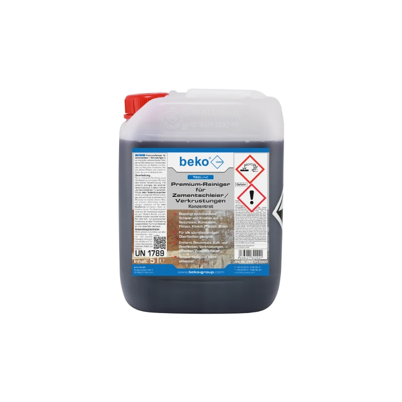 Beko TecLine Premium-Reiniger für Zementschleier/Verkrustungen