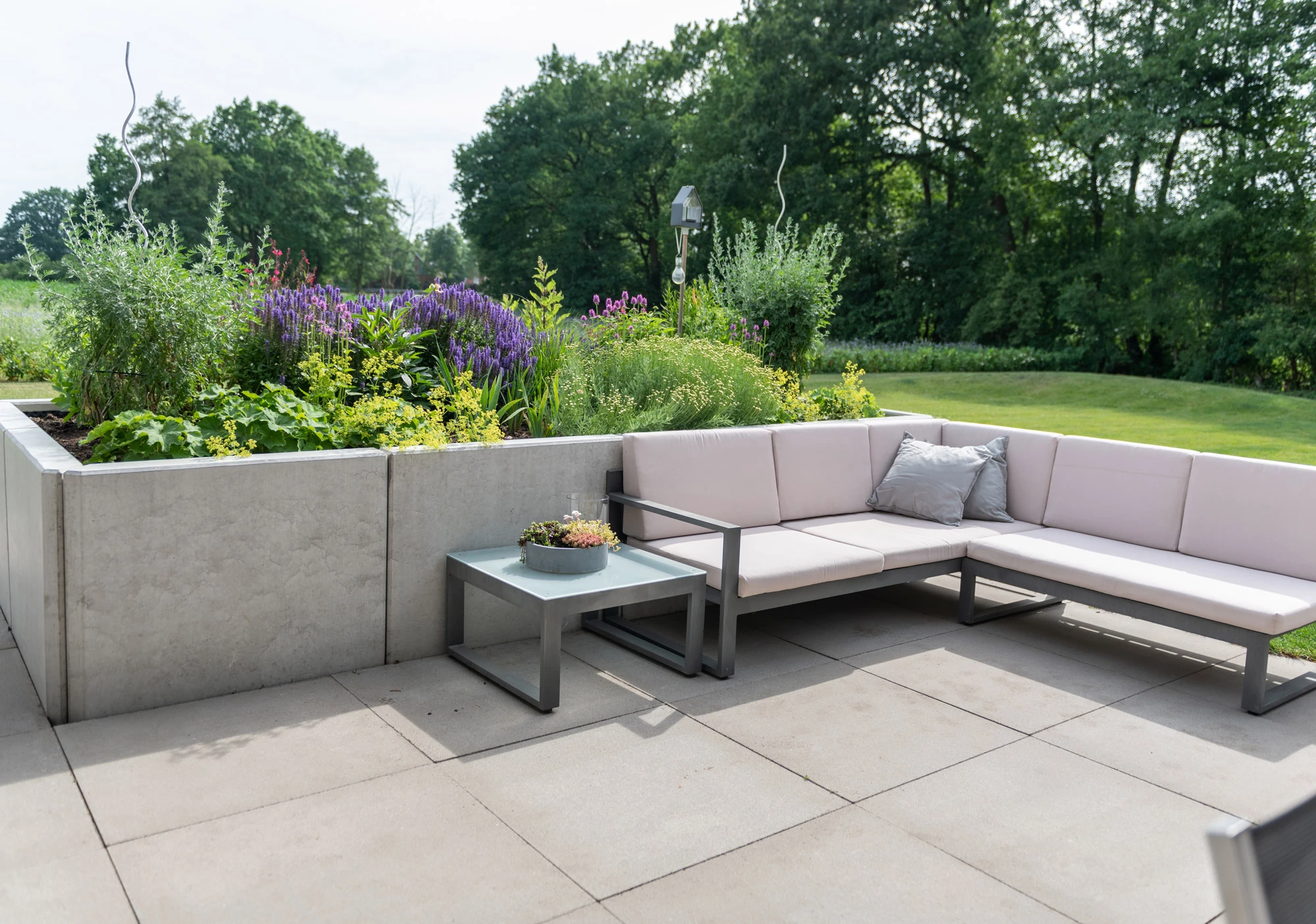 Diephaus L-Stein Bewehrt Grau 105/100/60/12 Cm