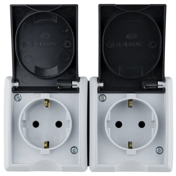 REV AquaForm gr AP-Steckd.2-f.wgr. ArtNr. 0510221777