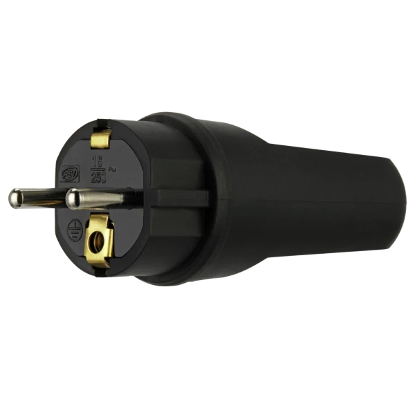 REV Stecker Vollgummi sw ArtNr. 0512090555