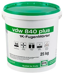 vdw 840 plus 1-Komponenten FugenMörtel steingrau 25kg