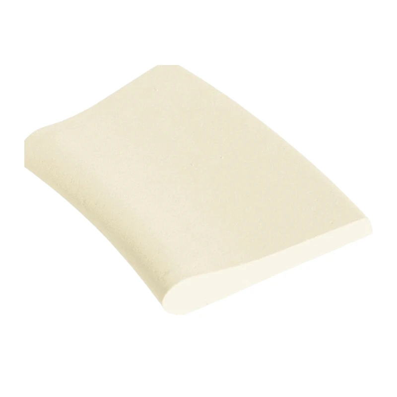 WeserWaben Aquitaine Beckenrandstein gewölbt Element Innenrundung R 122* 47,0 x 33,0 x 3,2 - 6,5 Weiß