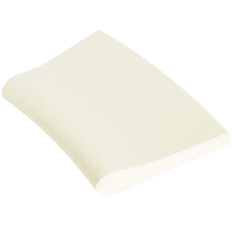 WeserWaben Aquitaine Beckenrandstein gewölbt Element Innenrundung R 225* 50,0 x 33,0 x 3,2 - 6,5 Weiß