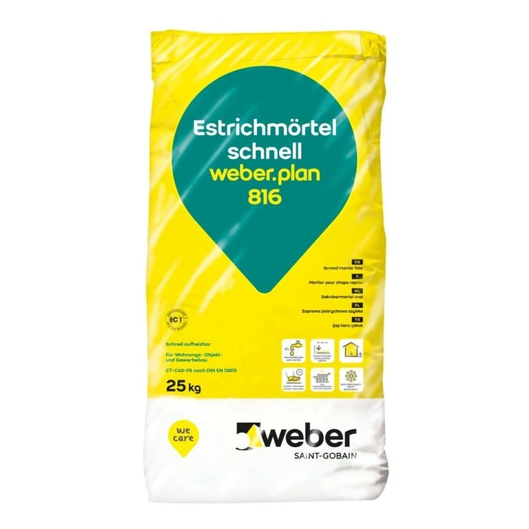 weber.plan 816 grau, 25kg/Foliensack
