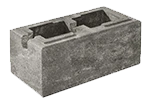 WeserWaben Vario-Line Einsatzstein 1/1 40,0 x 20,0 x 16,7 Anthrazit Weiß meliert