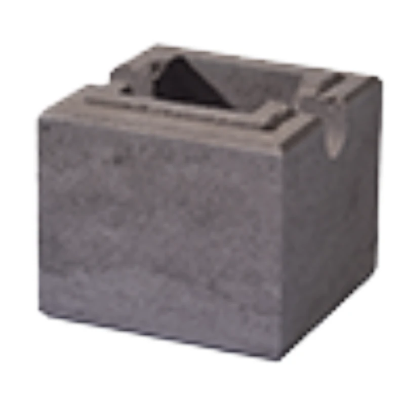 WeserWaben Vario-Line Einsatzstein 1/2 20,0 x 20,0 x 16,7 Grau-Anthrazit meliert
