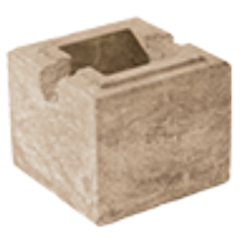 WeserWaben Vario-Line Einsatzstein 1/2 20,0 x 20,0 x 16,7 Crème-Beige meliert