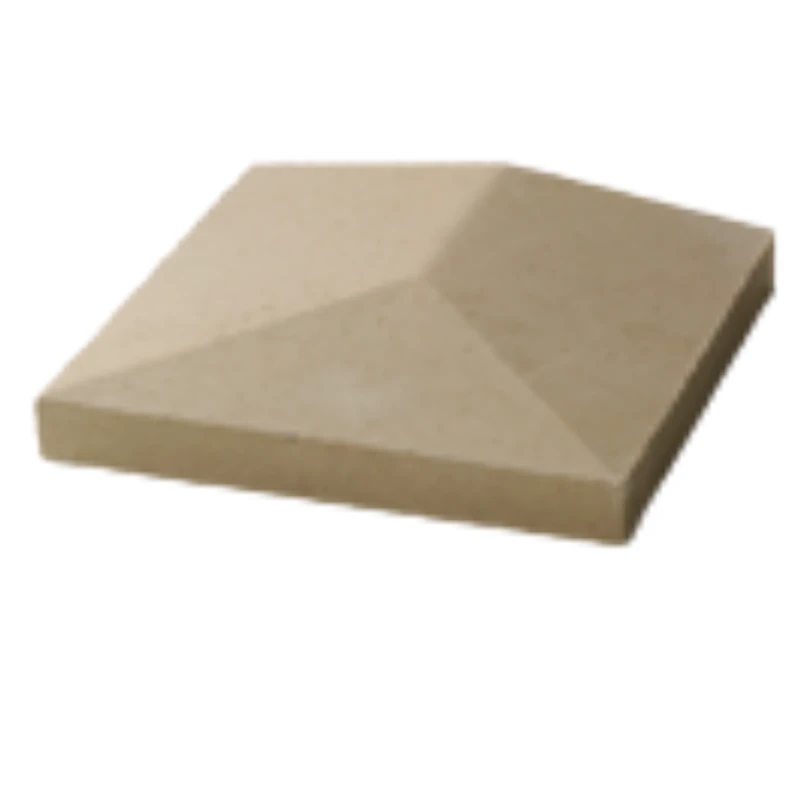 WeserWaben Pfeilerabdeckung Spitzdach 50 x 50 x 10 cm