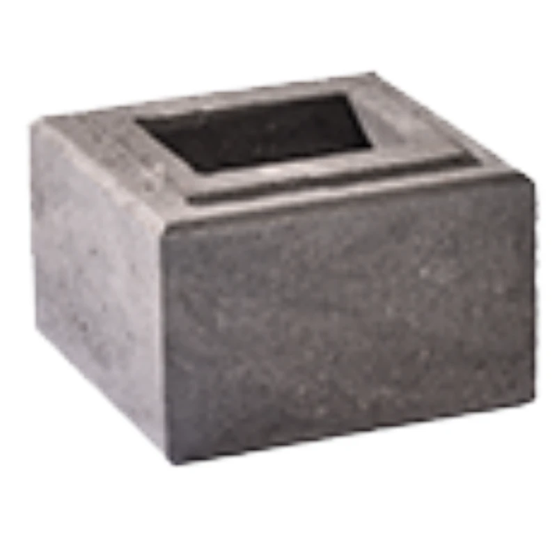 WeserWaben Trend-Line Mauerstein 1/2 19 x 19 x 12 Anthrazit nuanciert