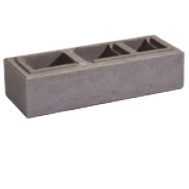 WeserWaben Trend-Line Long Mauerstein 1 1/2 57 x 19 x 12 Grau-Weiss meliert