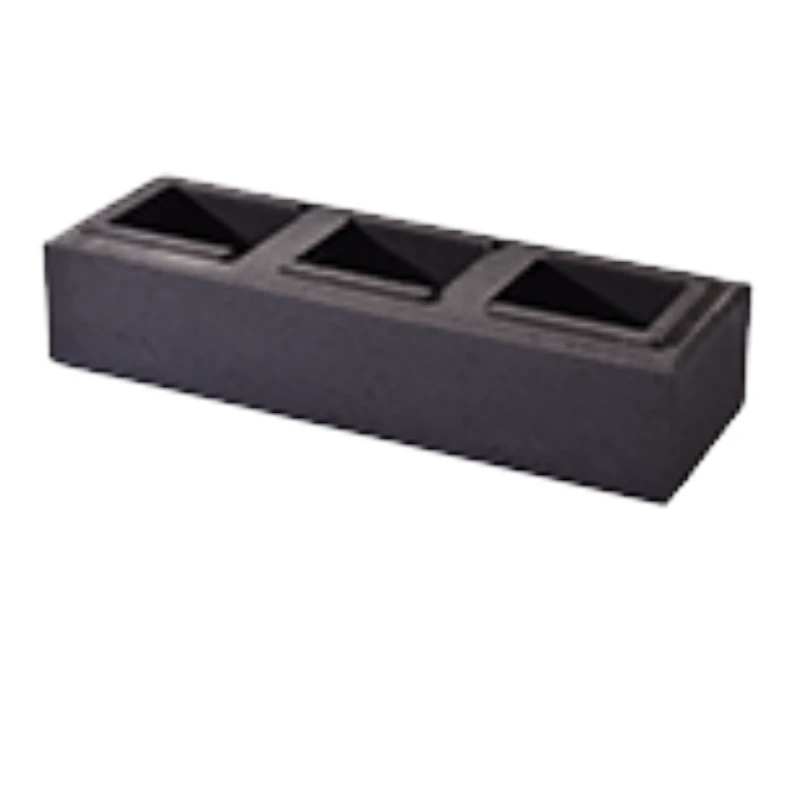 WeserWaben Trend-Line Long Mauerstein 1 1/2 57 x 19 x 12 Anthrazit