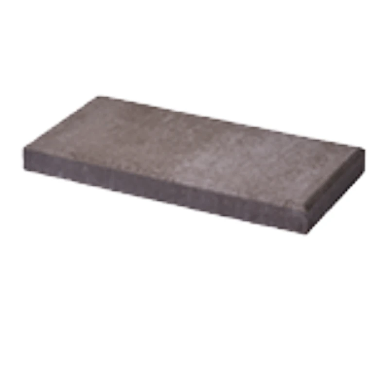 WeserWaben Trend-Line Abdeckstein 38 x 19 x 4 Grau Terra meliert