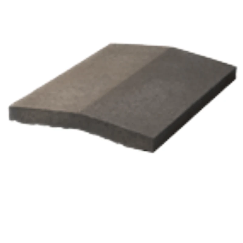 WeserWaben Mauerabdeckung Satteldach 49 x 25 x 3,5 - 5,5 -3,5 cm