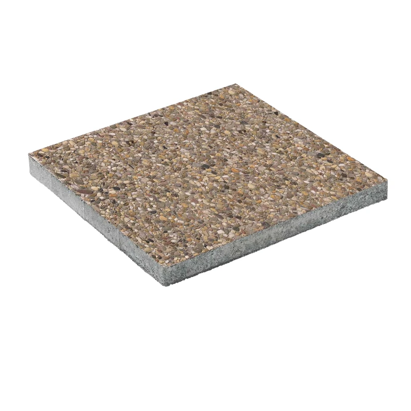 Diephaus Waschbeton Rheinkies 40/40/4 Cm