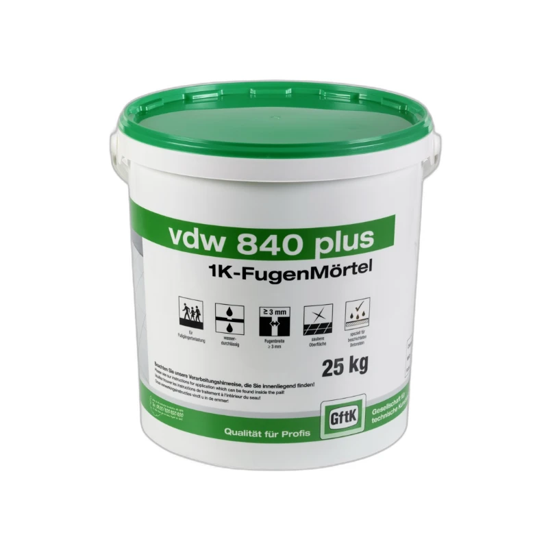 vdw 840 plus 1-Komponenten FugenMörtel 12,5 kg