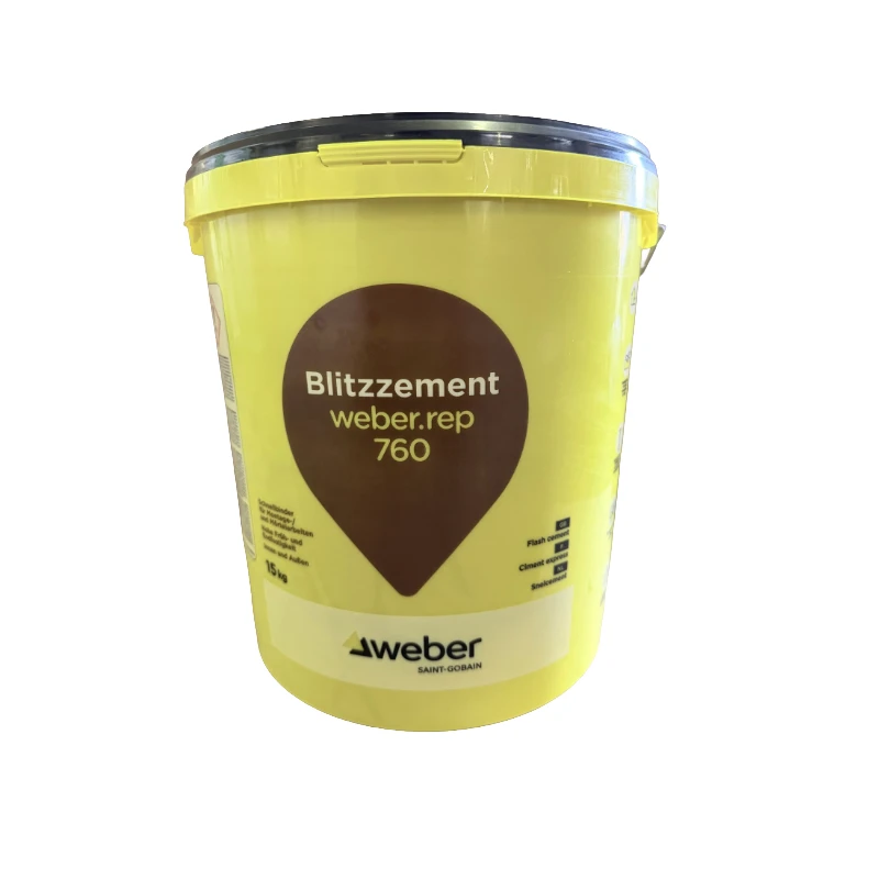 Weber weber.rep 760 quick-setting cement in a 15 kg bucket
