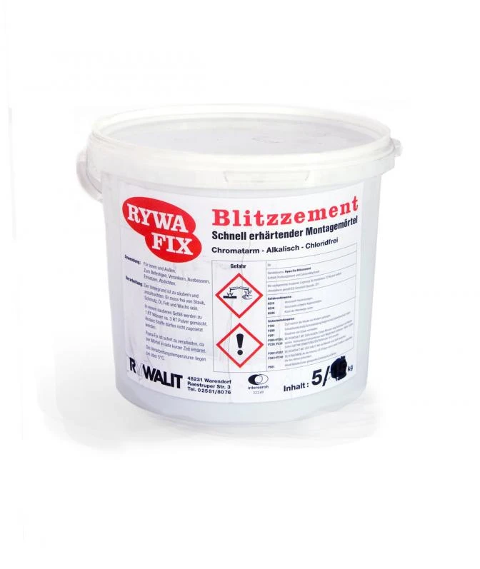 Rywa Fix BZ 5 Schnellzement Blitzzement (15 kg / Gebinde)