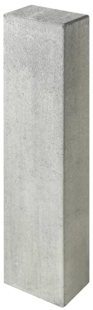 Rechteck-Palisade 18/12/40 cm mit Fase, naturgrau