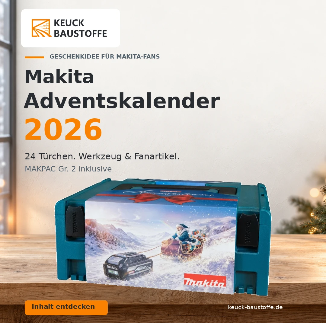 Makita Adventskalender 2026: Inhalt, MAKPAC & Kaufhilfe