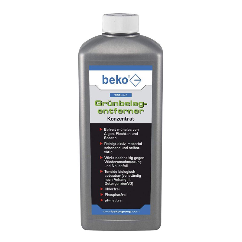 Beko TecLine Grünbelagentferner -Konzentrat- 1 l Flasche