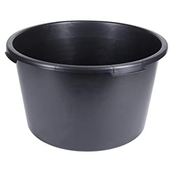 Mörtelkübel Kunststoff schwarz