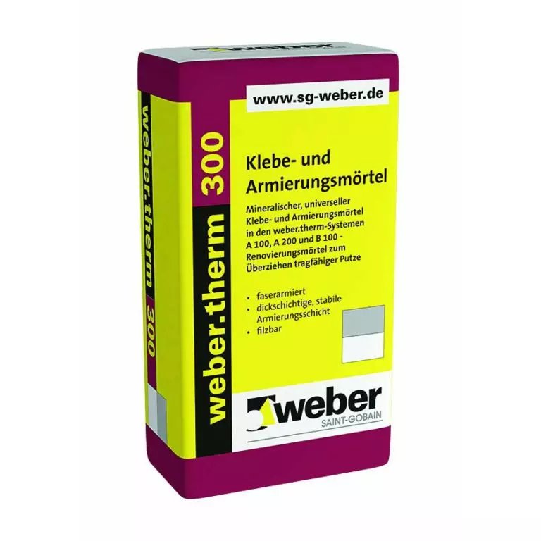 weber.therm 300 Klebe-/Armierungsmörtel naturweiß 30kg