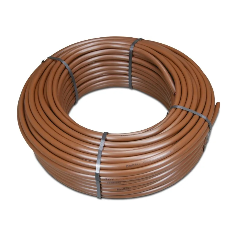 Bevo Rain Bird Tropfschlauch PE 16 mm x 1,2 mm 2.3ltr/h 33cm Braun 100m Typ PC inline XFS sub surface, 7022018