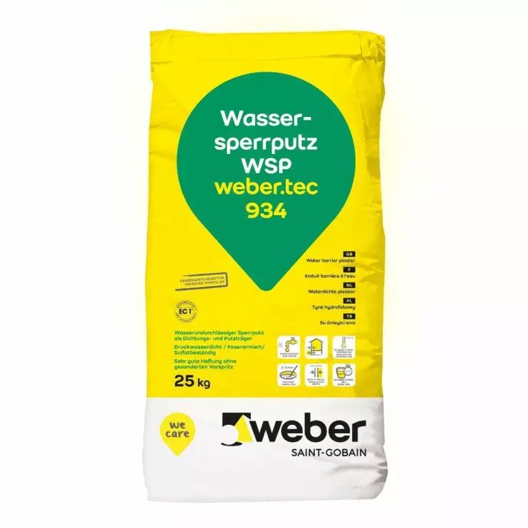 weber.tec 934 Wassersperrputz (25kg/Sack)