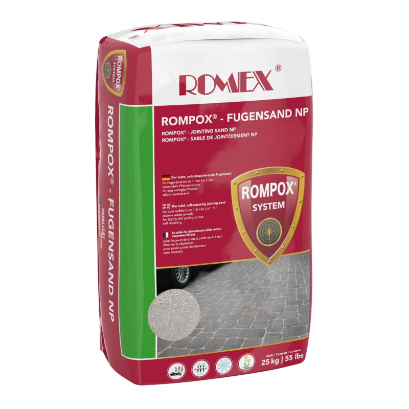 ROMEX Rompox- fester Fugensand sand-steingrau 25 kg