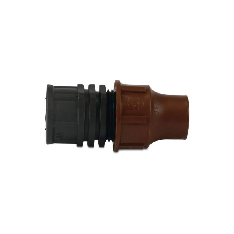 Bevo Rain Bird Kupplung, Typ BF-62 lock Braun, 16 mm x 3/4", 7021552