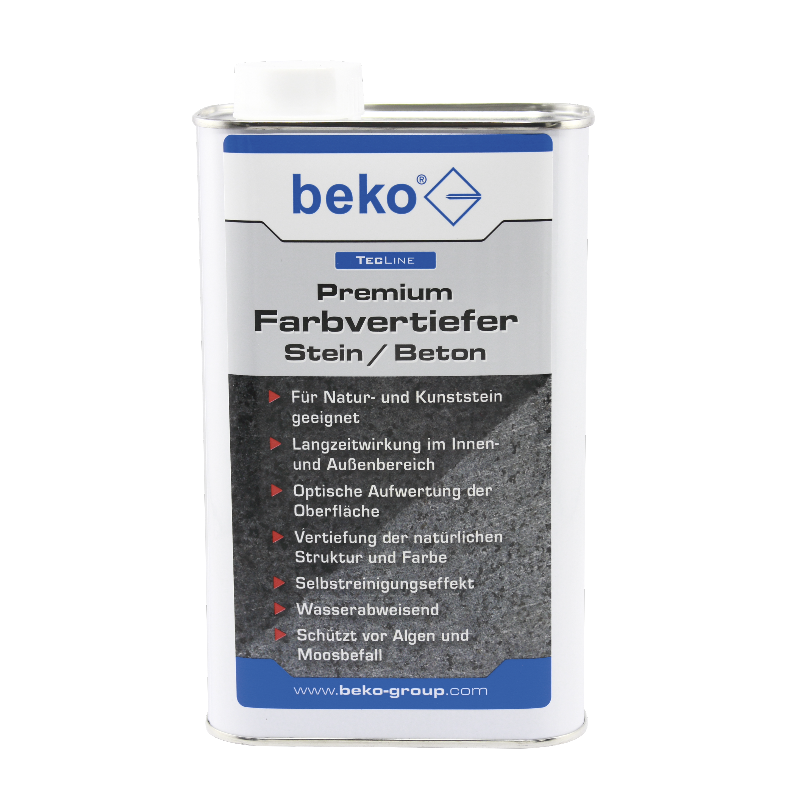 Beko TecLine Premium-Farbvertiefer Stein/Beton 1 l