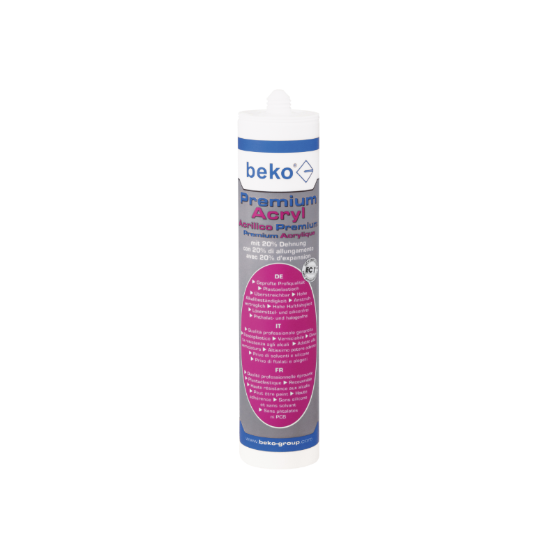 Beko Premium-Acryl mit 20% Dehnung 310 ml weiß