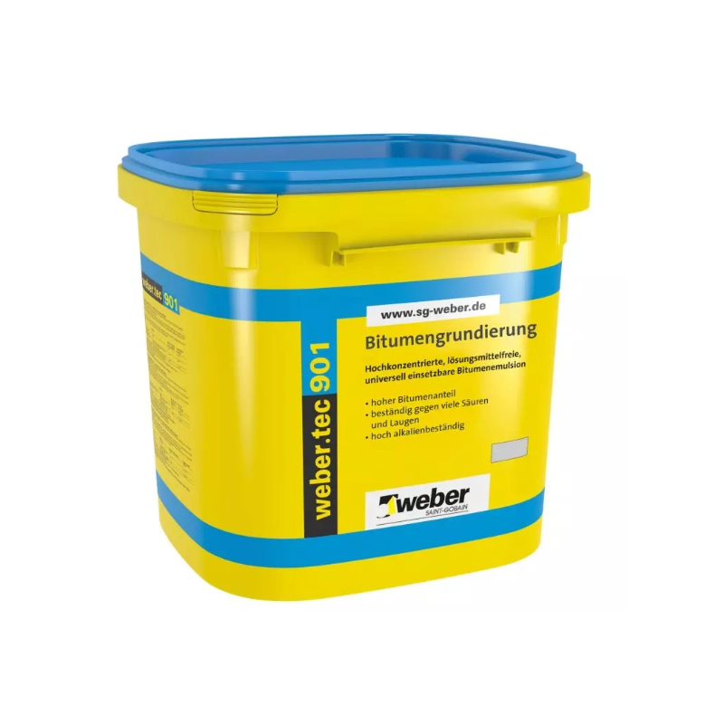 Bitumen Weber.tec 901 schwarz, (5 l/Eimer / STK)